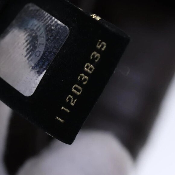 BVLGARI Chandra Shoulder Bag Leather Brown Gold Auth - Picture 8 of 16